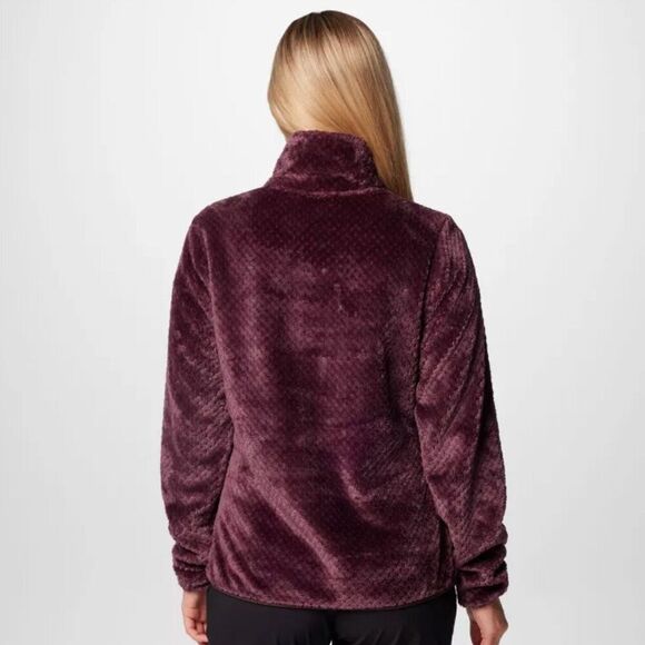 Columbia Women's Fire Side Quarter Zip Sherpa Fleece jacket size small - Picture 5 of 10